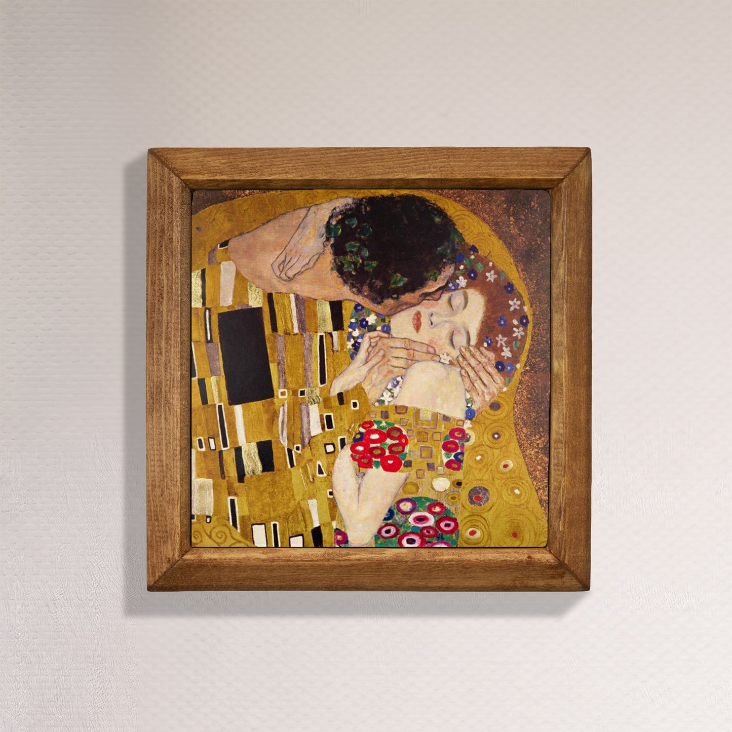 Gustav Klimt The Kiss Stone Wall Art