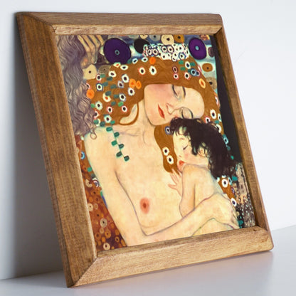 Gustav Klimt Mother and Child Stone Wall Art