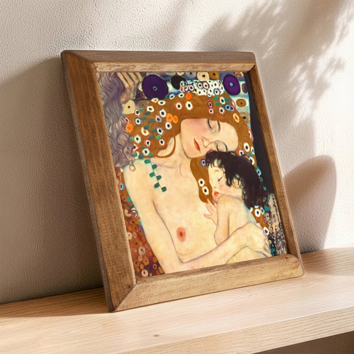 Gustav Klimt Mother and Child Stone Wall Art