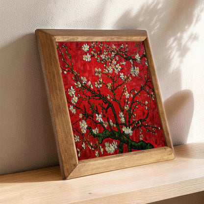 Van Gogh - Red Almond Blossoms Wall Art