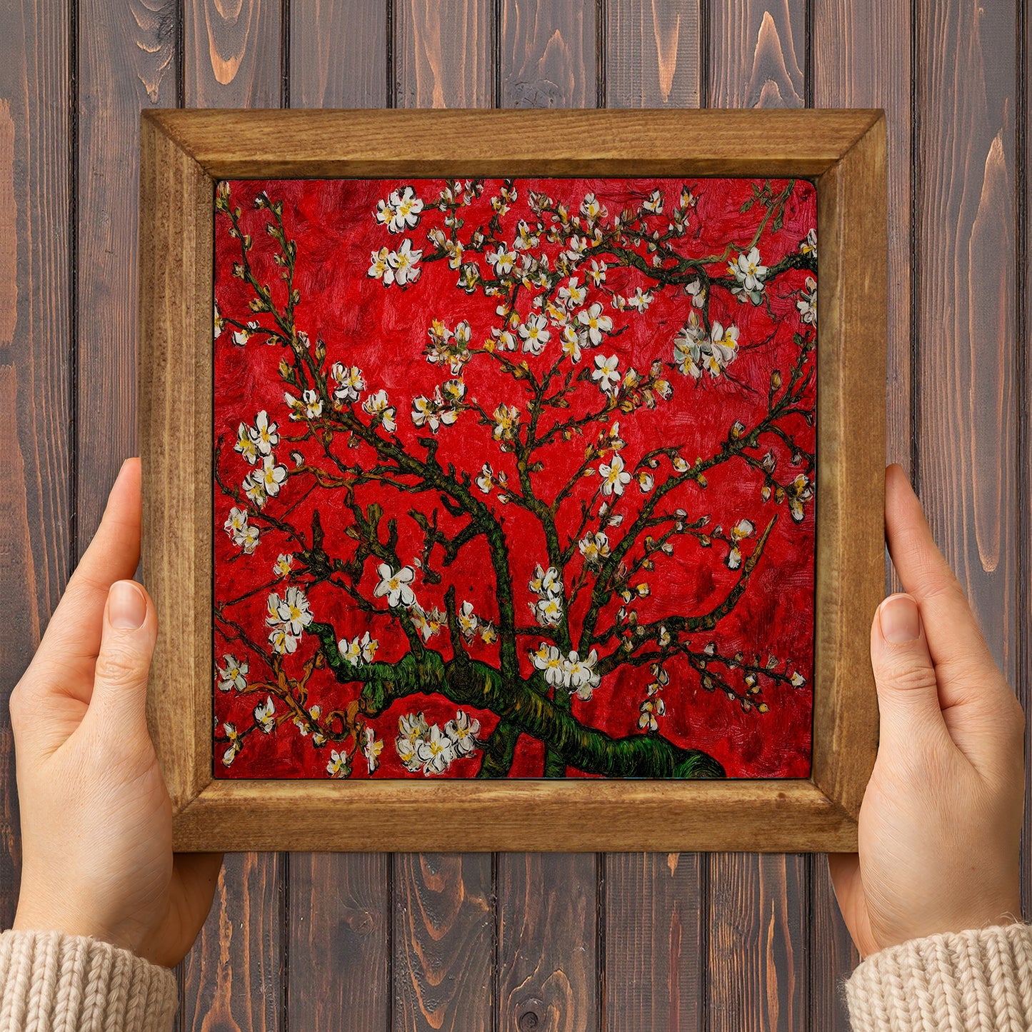 Van Gogh - Red Almond Blossoms Wall Art