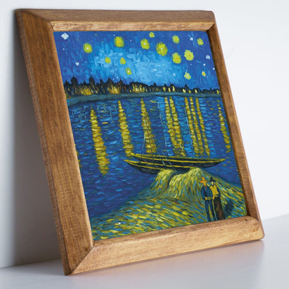 Van Gogh Starry Night Over the Rhône Stone Wall Art