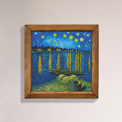 Van Gogh Starry Night Over the Rhône Stone Wall Art