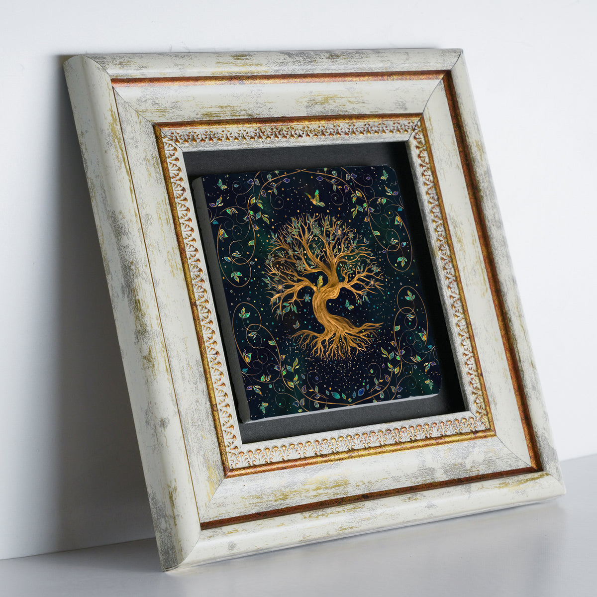 Tree of Life Trio Vintage Stone Wall Art Set