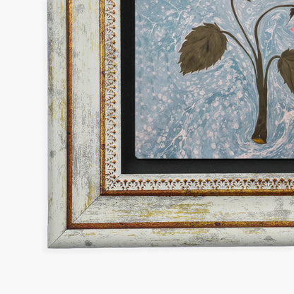 Pink Flowers Trio Vintage Stone Wall Art Set