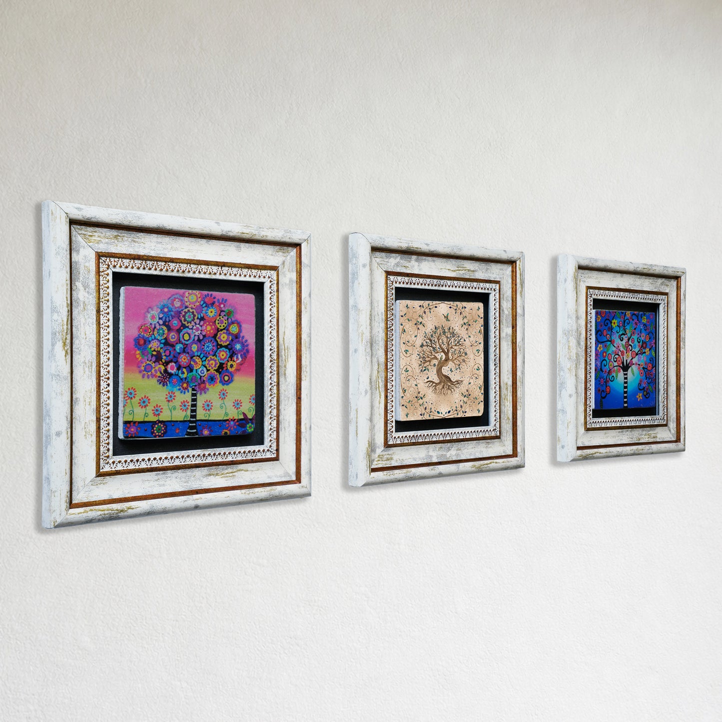 Tree of Life Trio 2 Stone Wall Art