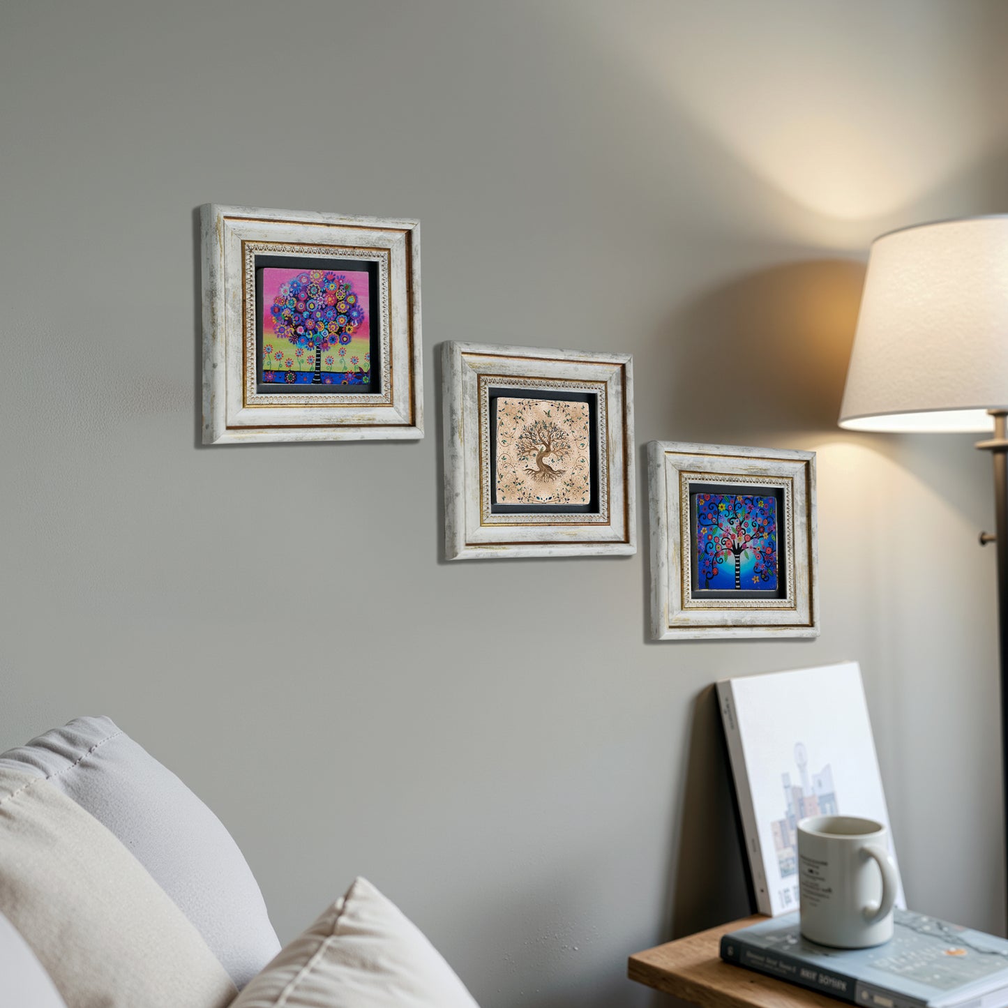 Tree of Life Trio 2 Stone Wall Art