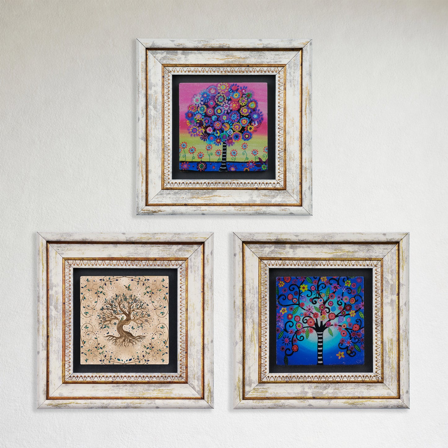 Tree of Life Trio 2 Stone Wall Art