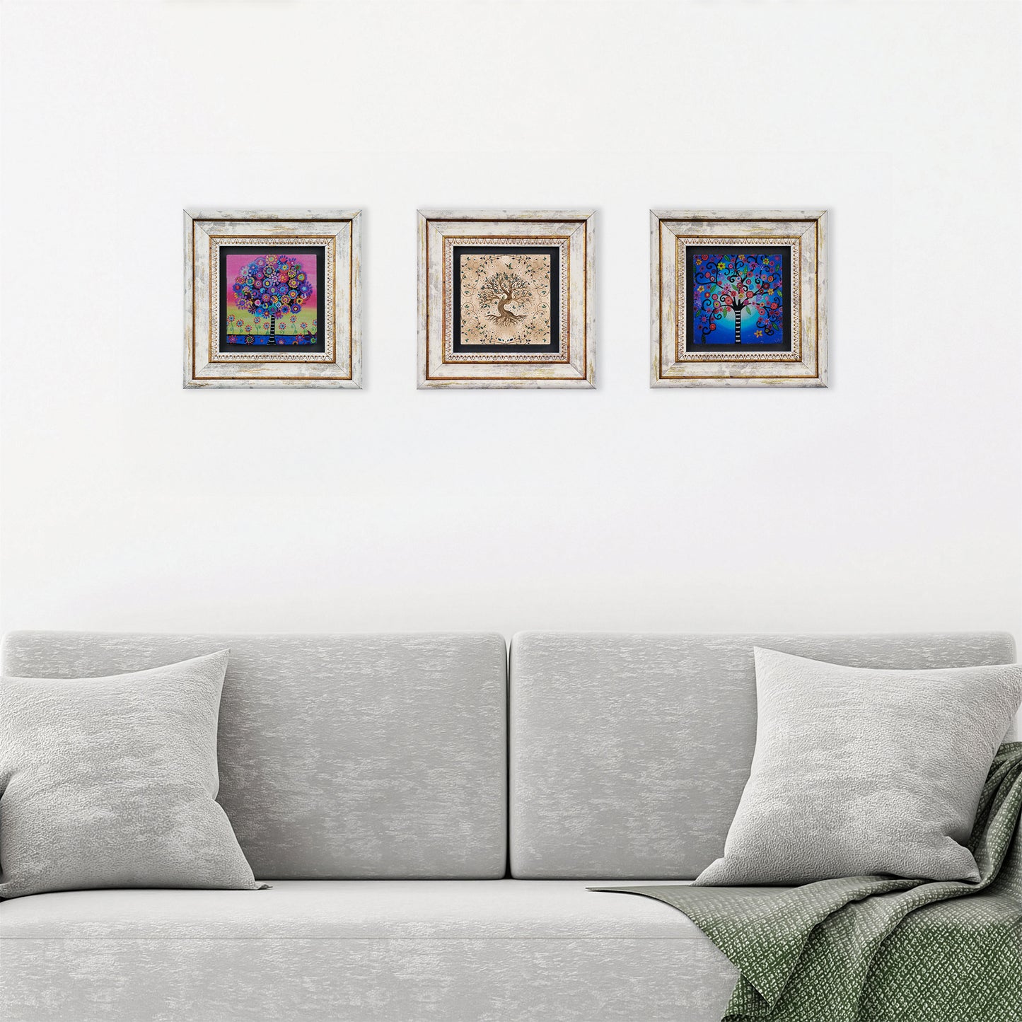 Tree of Life Trio 2 Stone Wall Art