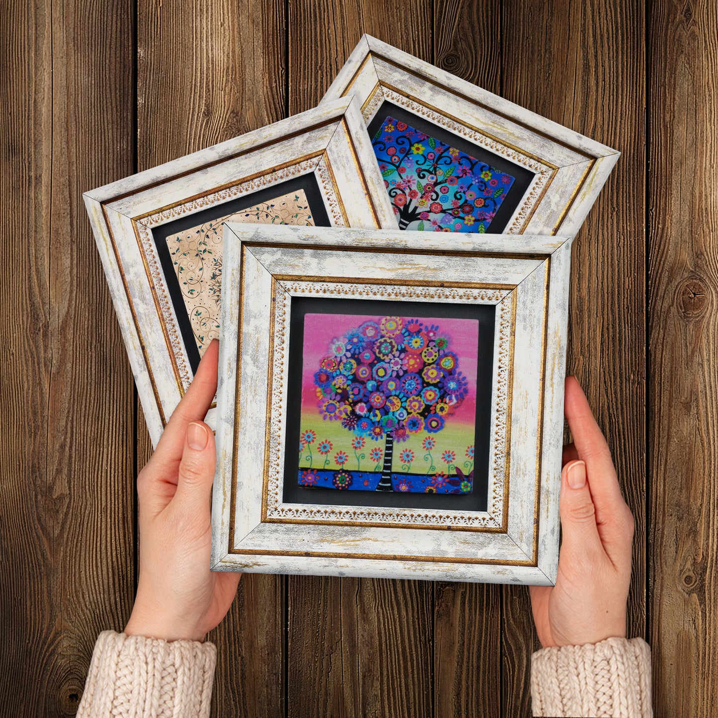 Tree of Life Trio 2 Stone Wall Art
