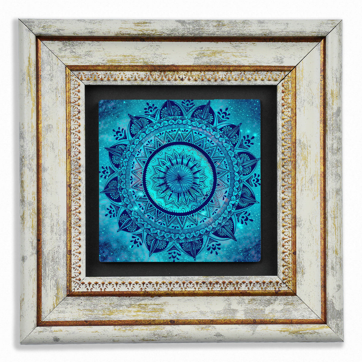 Mandala Trio Vintage Stone Wall Art Set