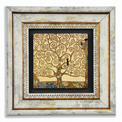 Golden Harmony Trio Vintage Stone Wall Art Set