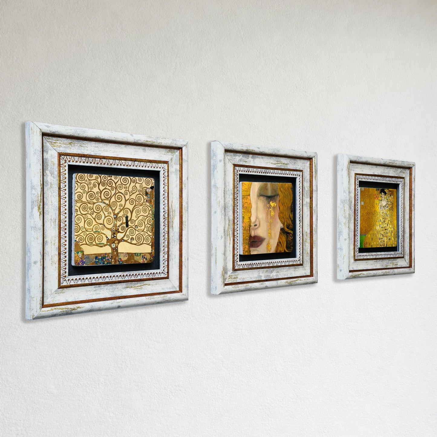 Gustav Klimt Golden Trio Stone Wall Art