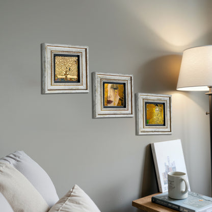 Gustav Klimt Golden Trio Stone Wall Art