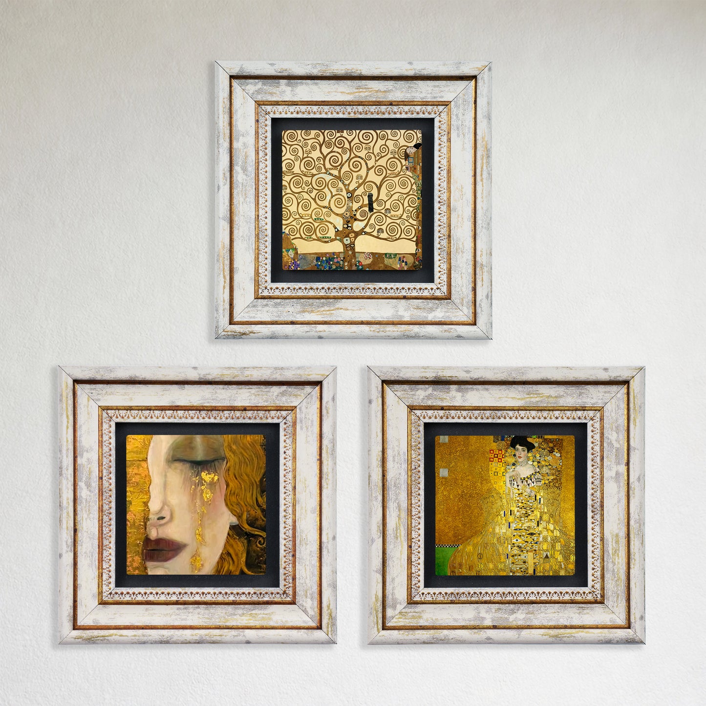 Gustav Klimt Golden Trio Stone Wall Art