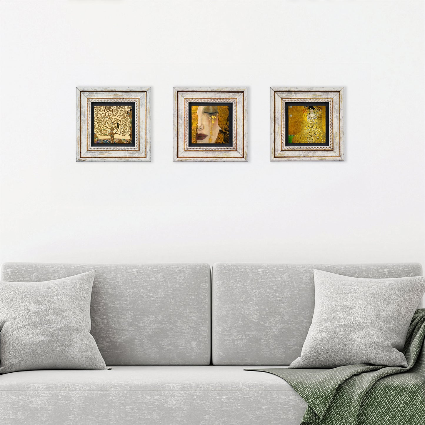 Gustav Klimt Golden Trio Stone Wall Art