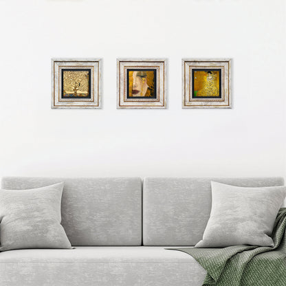 Gustav Klimt Golden Trio Stone Wall Art