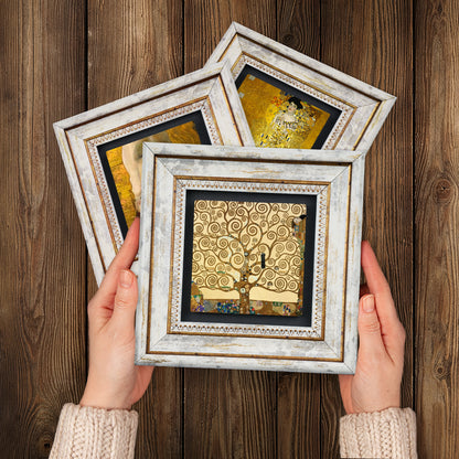 Gustav Klimt Golden Trio Stone Wall Art