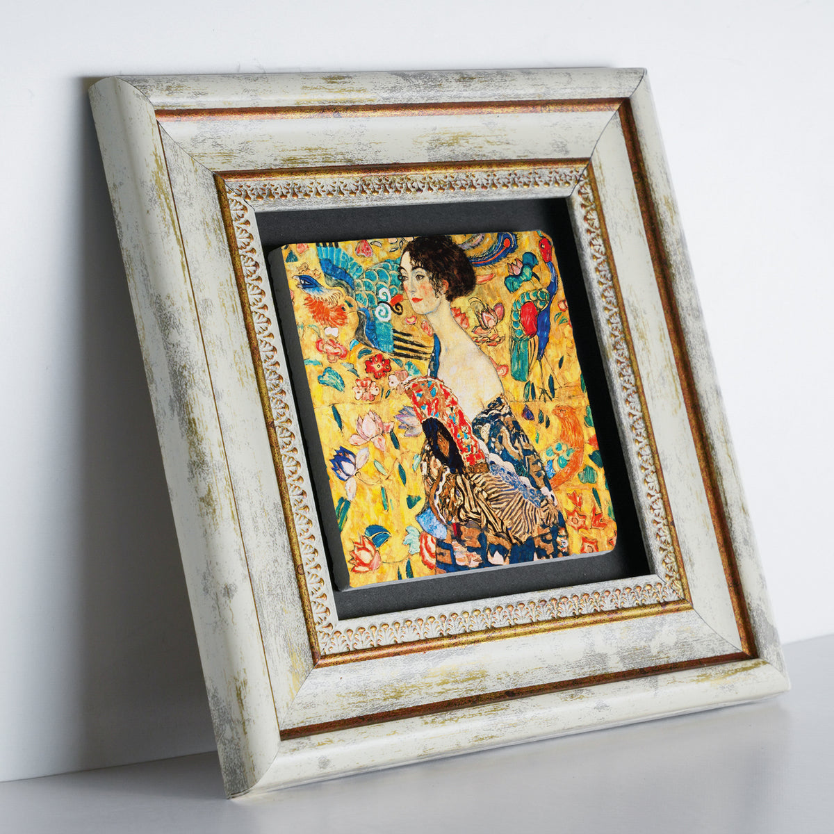 Gustav Klimt Reverie Trio Vintage Stone Wall Art Set