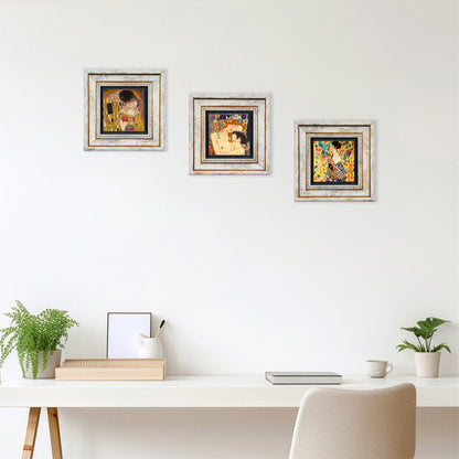 Gustav Klimt Ladys Trio Stone Vintage Wall Art