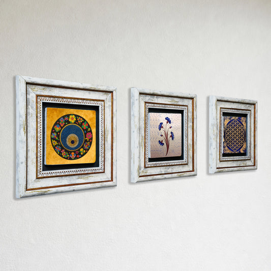 Marble Art Trio Natural Stone Wall Art