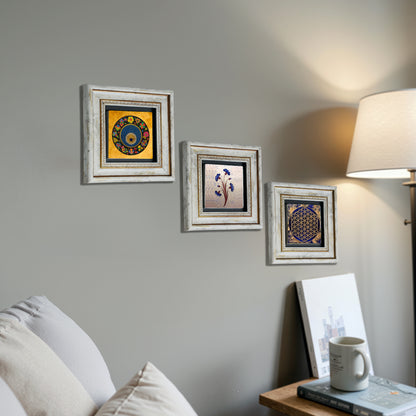 Marble Art Trio Natural Stone Wall Art