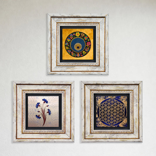 Marble Art Trio Natural Stone Wall Art