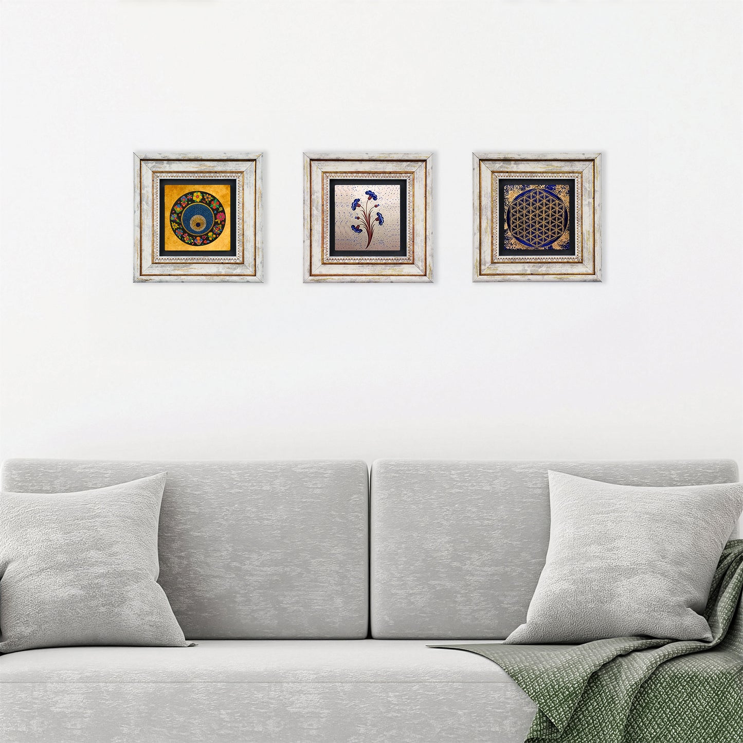 Marble Art Trio Natural Stone Wall Art