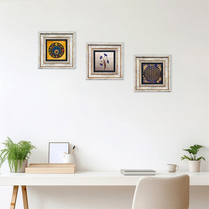 Marble Art Trio Natural Stone Wall Art