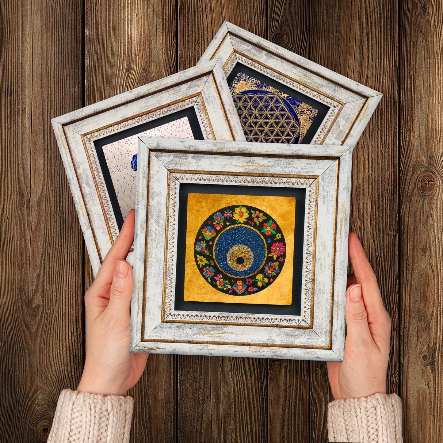 Marble Art Trio Natural Stone Wall Art