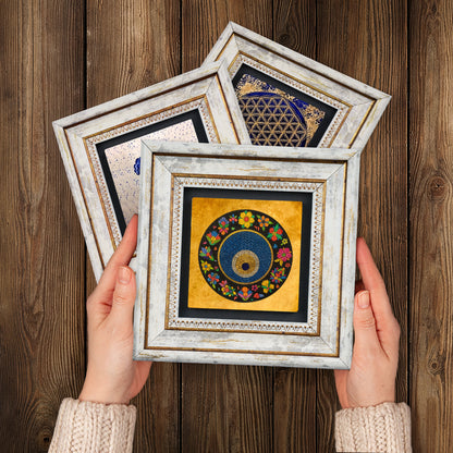 Marble Art Trio Natural Stone Wall Art