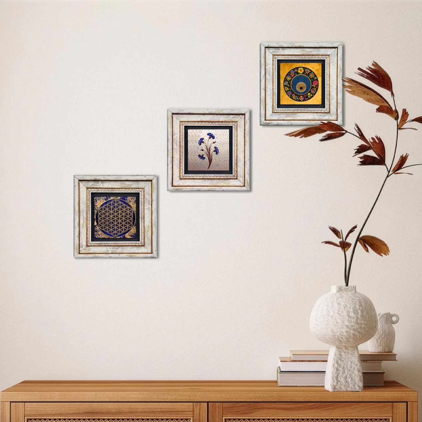 Marble Art Trio Natural Stone Wall Art