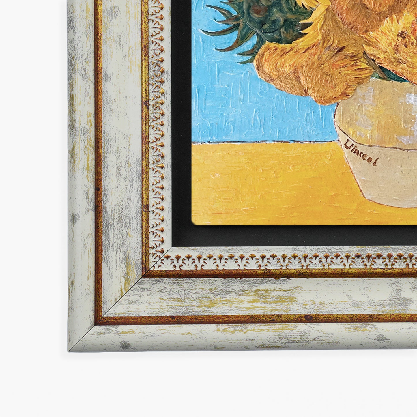 Van Gogh Sky Trio Vintage Stone Wall Art Set