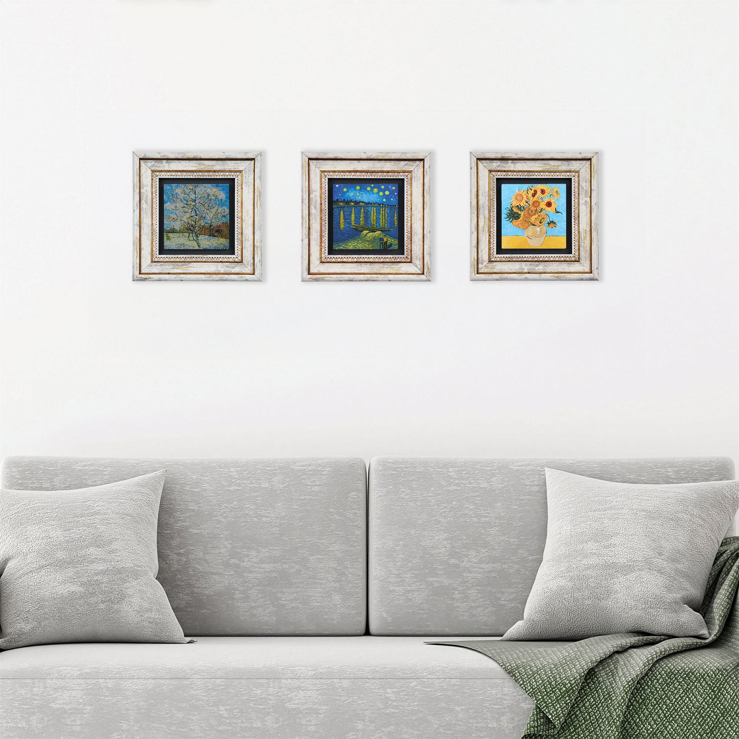 Van Gogh Trio Stone Wall Art