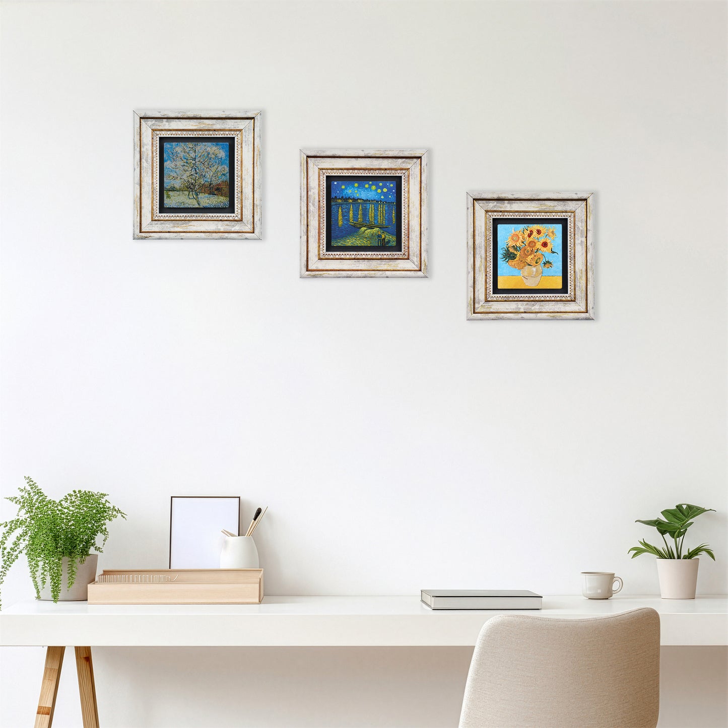 Van Gogh Trio Stone Wall Art
