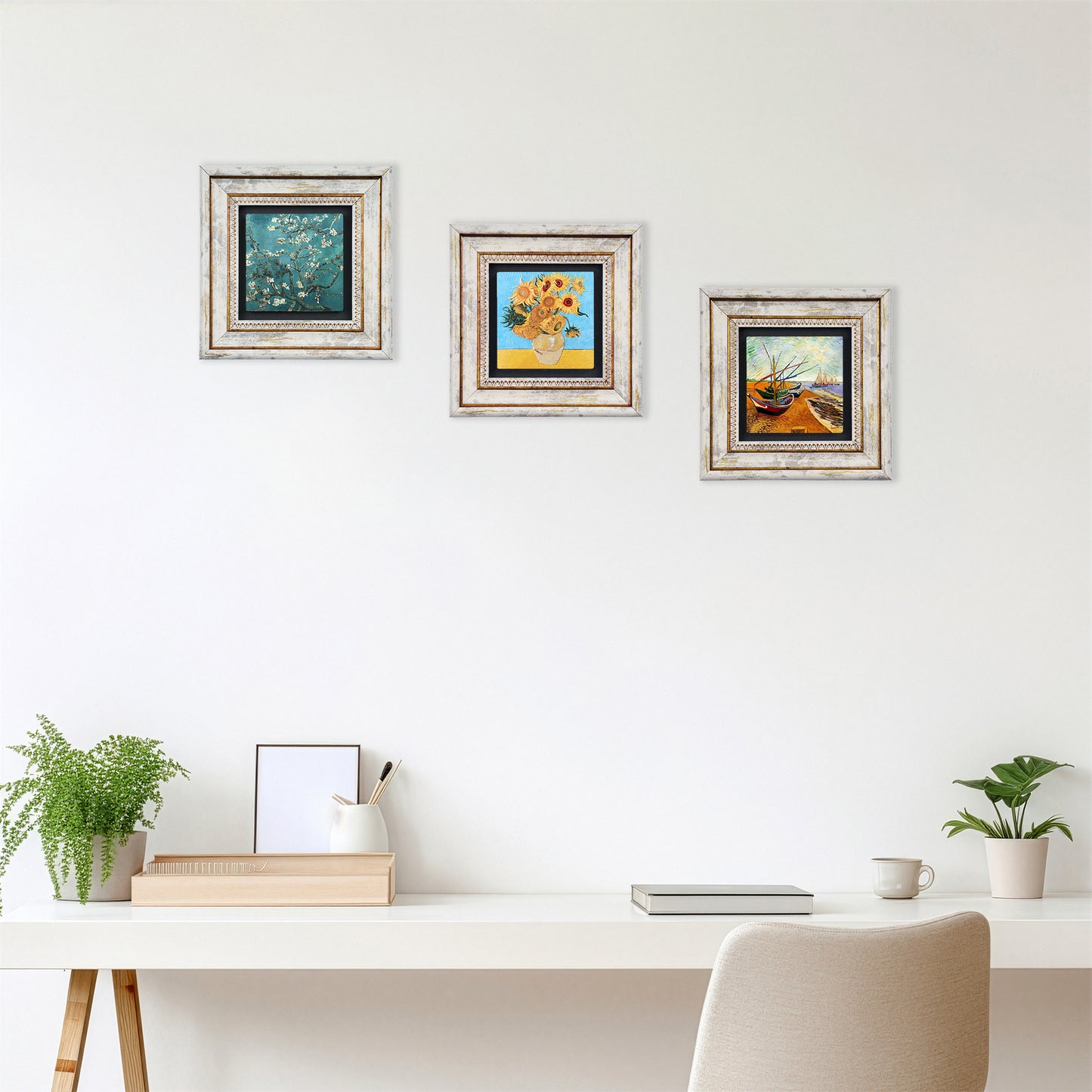 Van Gogh Masterpiece Trio Vintage Art