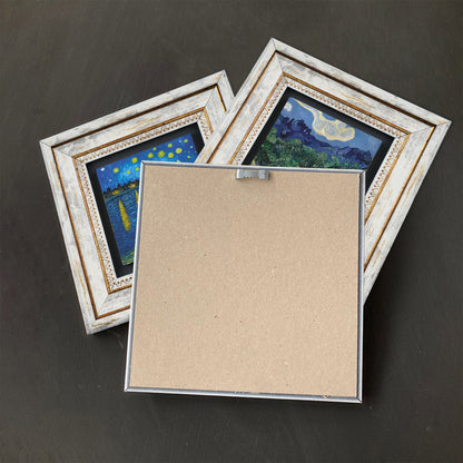 Van Gogh Stary Sky Trio Vintage Stone Wall Art Set