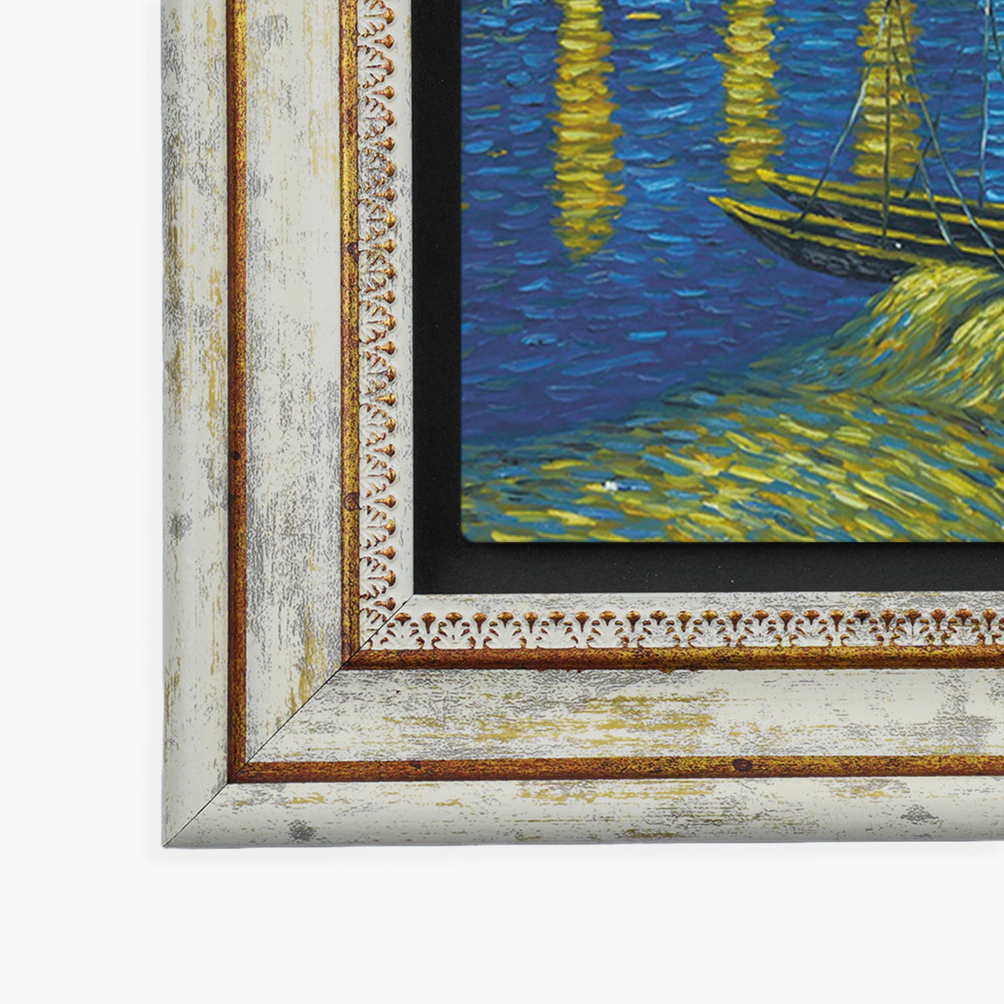 Van Gogh Stary Sky Trio Vintage Stone Wall Art Set