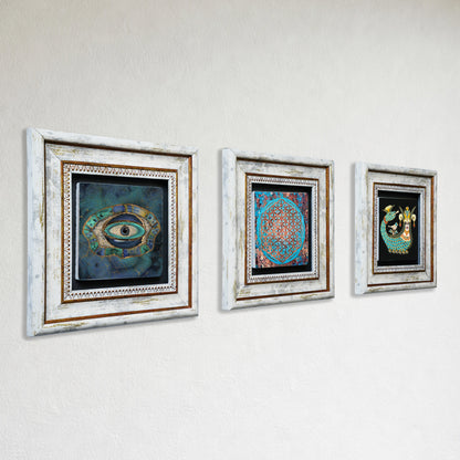 Spiritual Trio Natural Stone Wall Art