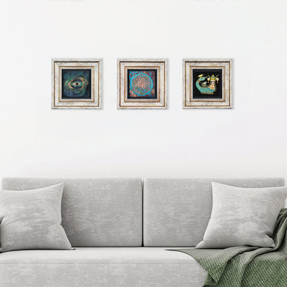 Spiritual Trio Natural Stone Wall Art