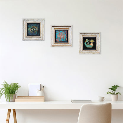 Spiritual Trio Natural Stone Wall Art