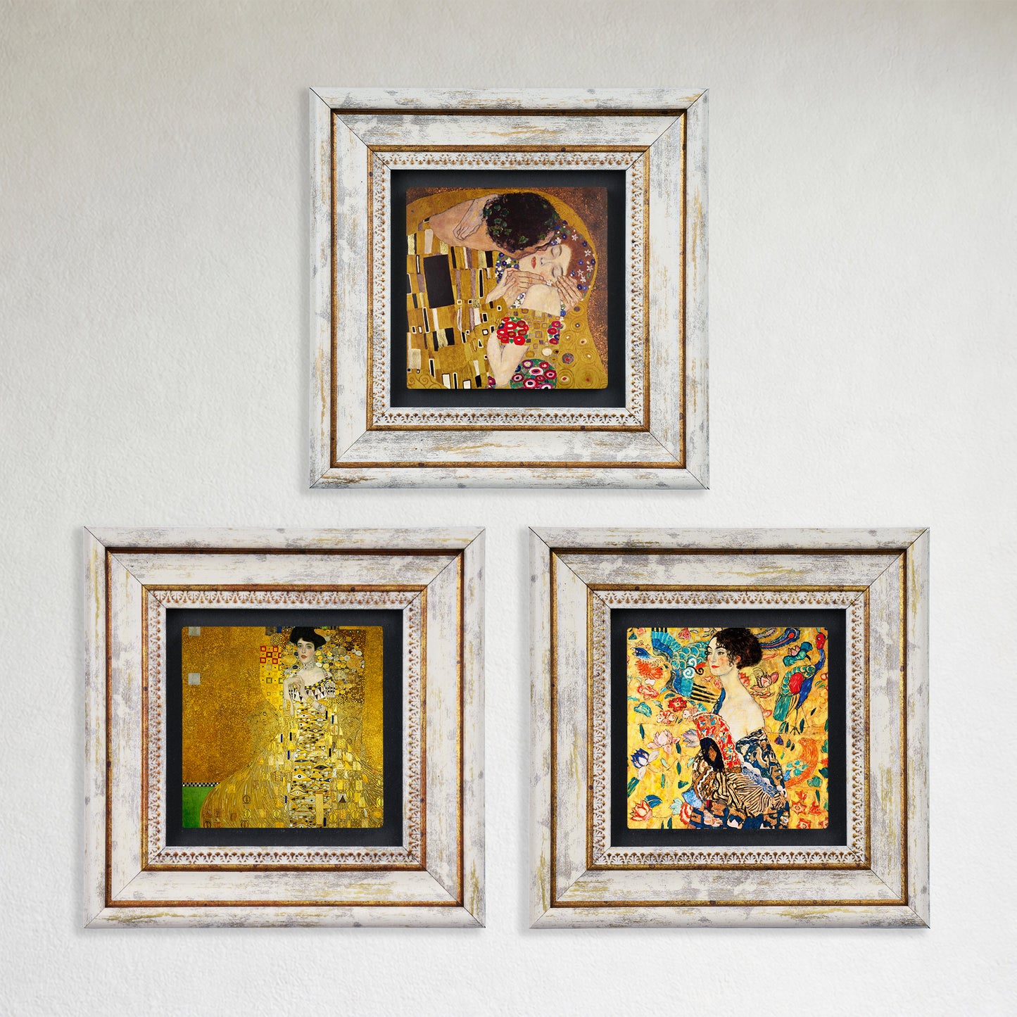 Gustav Klimt Classical Trio Stone Wall Art