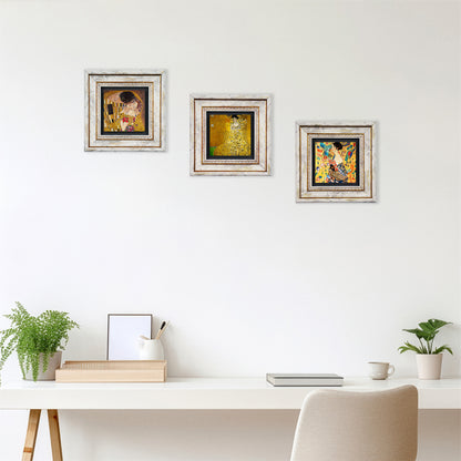 Gustav Klimt Classical Trio Stone Wall Art