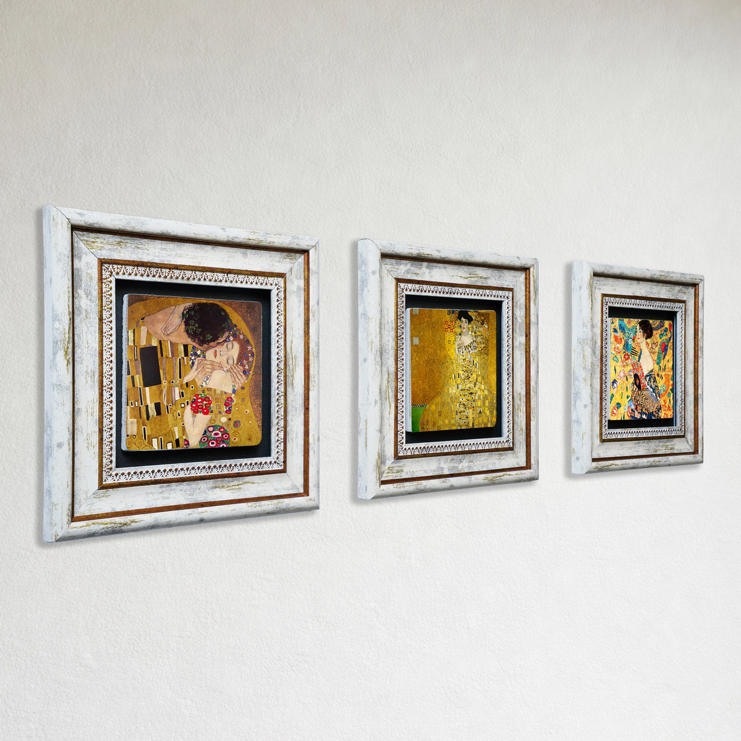 Gustav Klimt Classical Trio Stone Wall Art