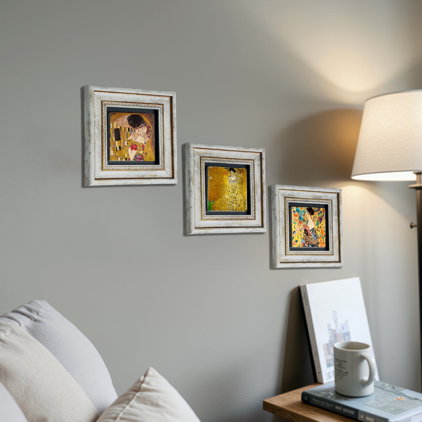 Gustav Klimt Classical Trio Stone Wall Art