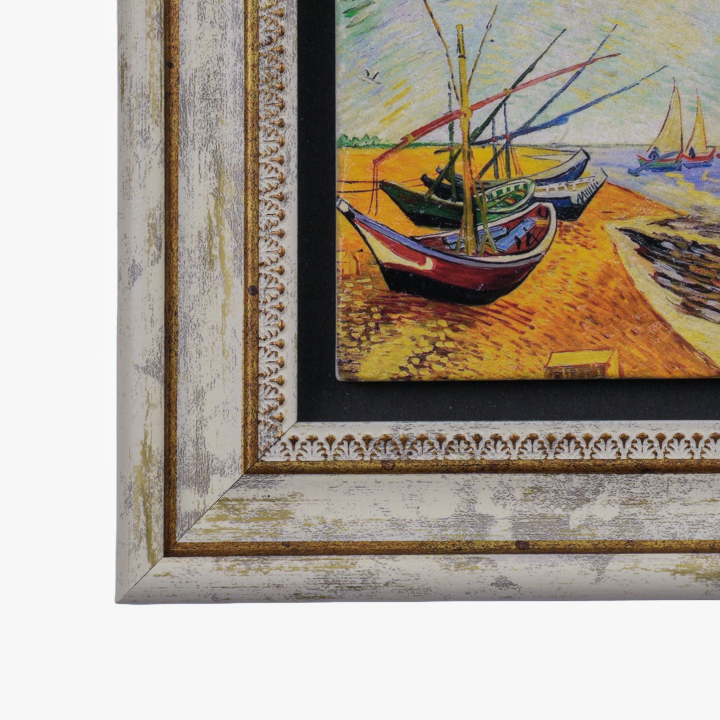 Van Gogh Masterpieces Trio Vintage Stone Wall Art Set