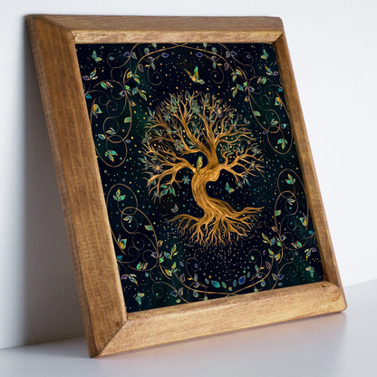 Tree of Life Twilight Stone Wall Art