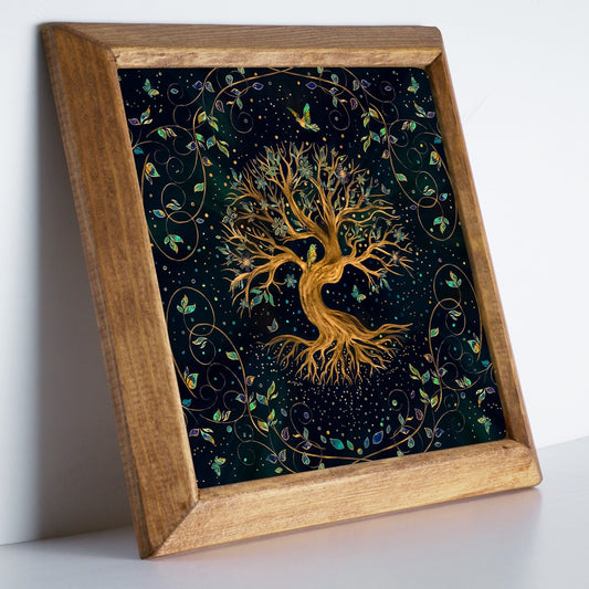 Tree of Life Twilight Stone Wall Art