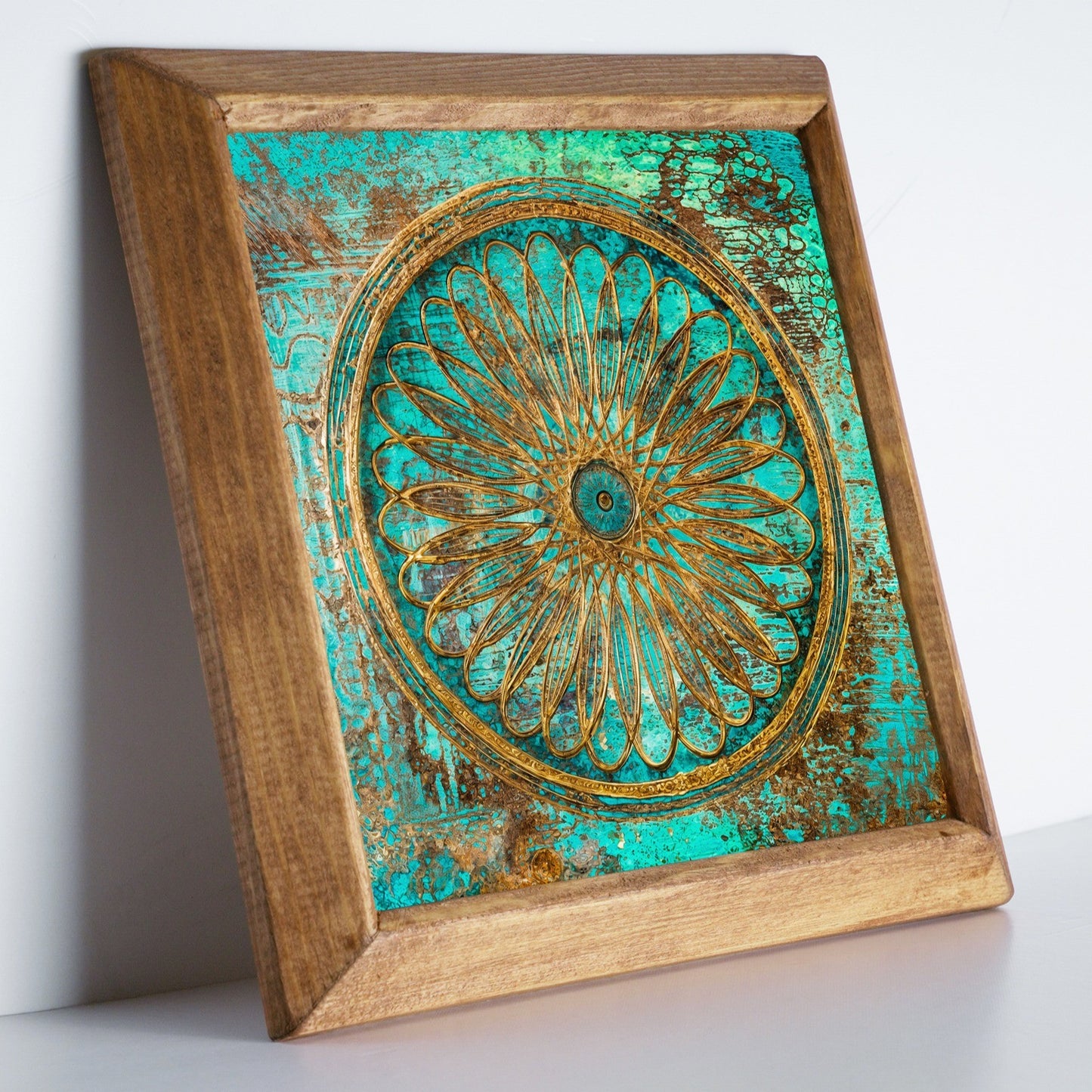 Flower of Life Natural Stone Wall Art