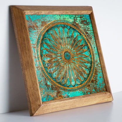 Flower of Life Natural Stone Wall Art